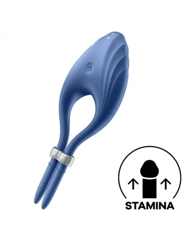ANNEAU VIBRATEUR SATISFYER DUELIST - BLEU