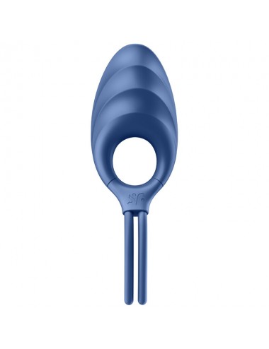 SATISFYER - VIBRATEUR ANNEAU SWORDSMAN BLEU