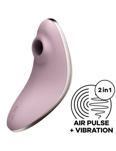 SATISFYER VULVA LOVER 1 STIMULATEUR D''AIR ET VIBRATEUR - VIOLET