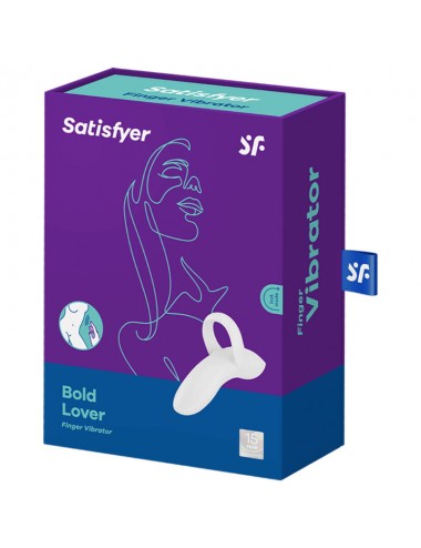 SATISFYER - VIBRATEUR  DOIGTS BOLD LOVER BLANC
