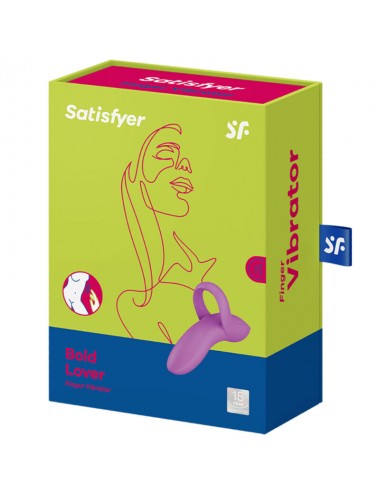 VIBRATEUR À DOIGTS SATISFYER BOLD LOVER - ROSE