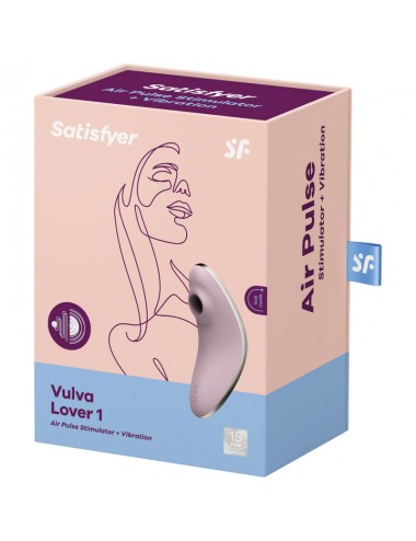 SATISFYER - VULVA LOVER 1 STIMULATEUR ET VIBRATEUR AIR PULSE VIOLET