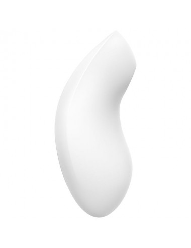 SATISFYER VULVA LOVER 2 AIR PULSE STIMULATOR & VIBRATOR - BLANC