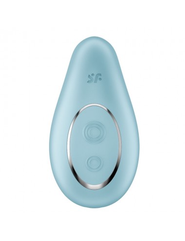 VIBRATEUR LAY-ON SATISFYER DIPPING DELIGHT - BLEU