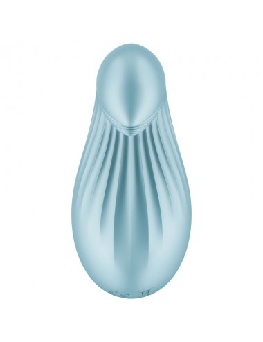 SATISFYER - VIBRATEUR  POSER DIPPING DELIGHT BLEU