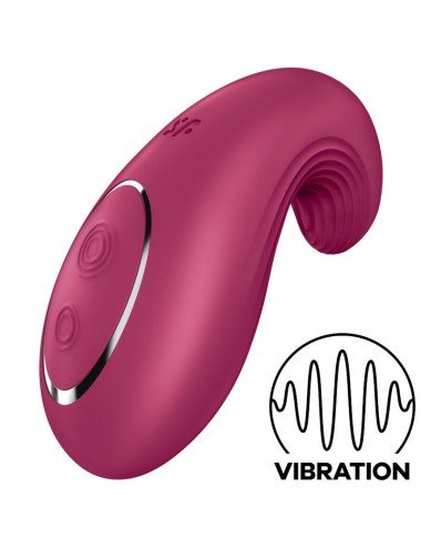 VIBRATEUR À POSER SATISFYER DIPPING DELIGHT - ROUGE