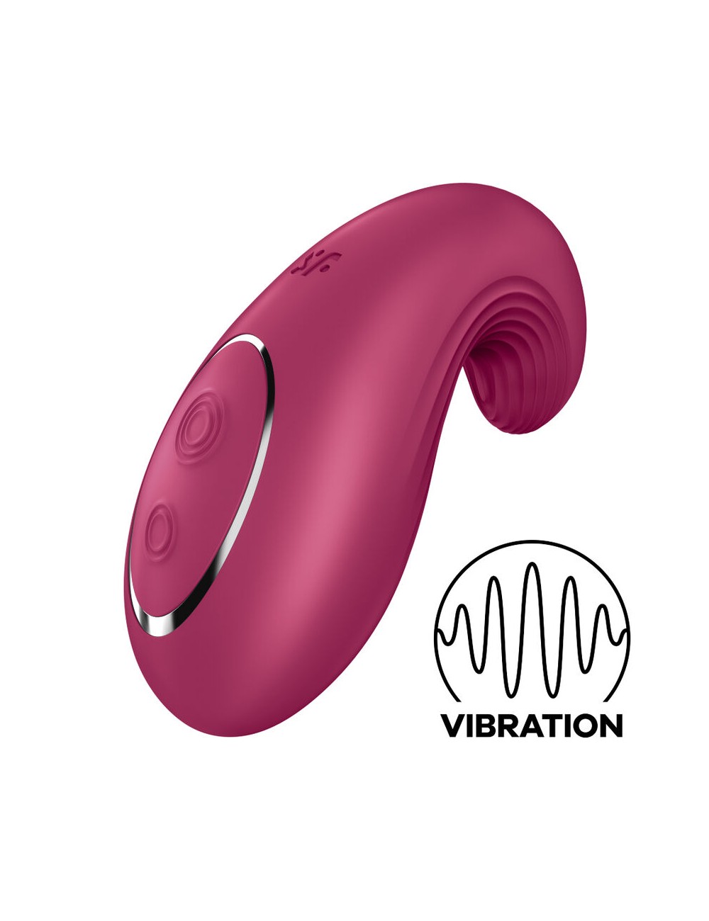 VIBRATEUR À POSER SATISFYER DIPPING DELIGHT - ROUGE