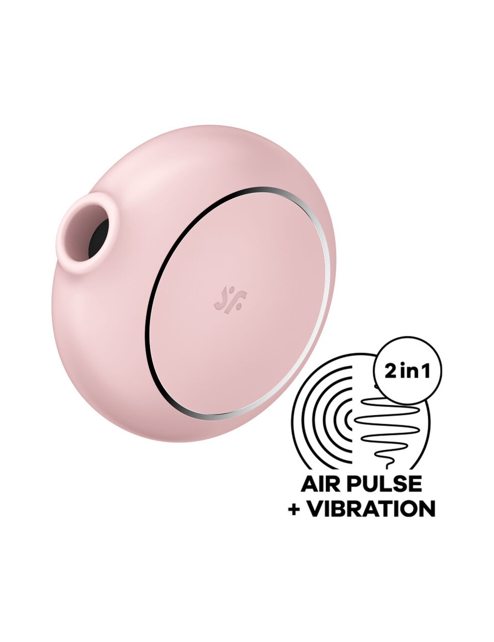 SATISFYER VULVA LOVER 2 DOUBLE AIR PULSE STIMULATOR & VIBRATOR - ROSE SATISFYER VULVA LOVER 2 DOUBLE AIR PULSE STIMULATOR & VIBRATOR - ROSE