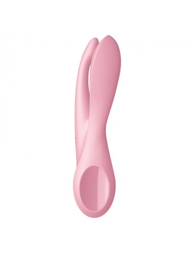 SATISFYER - VIBRATEUR THREESOME 1 ROSE