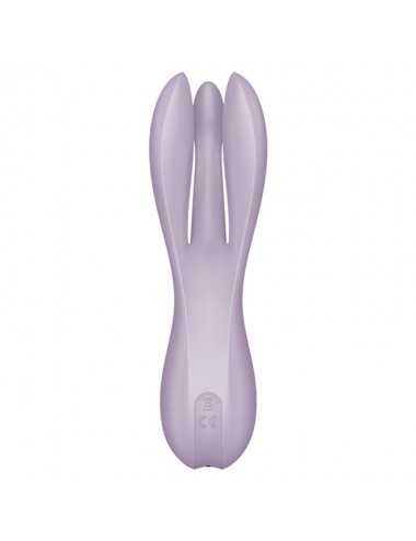 VIBRATEUR SATISFYER THREESOME 2 - VIOLET