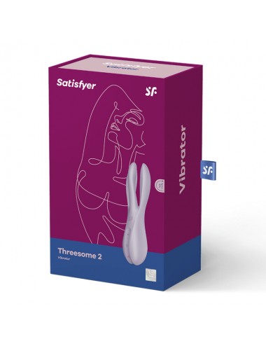 VIBRATEUR SATISFYER THREESOME 2 - VIOLET