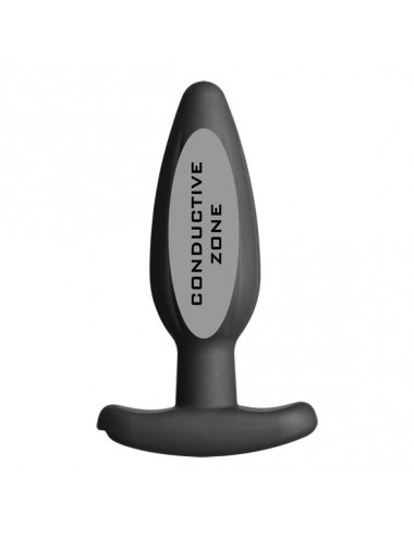 ELECTRASTIM - SILICONE NOIR ROCKER BUTTT PLUG MOYEN