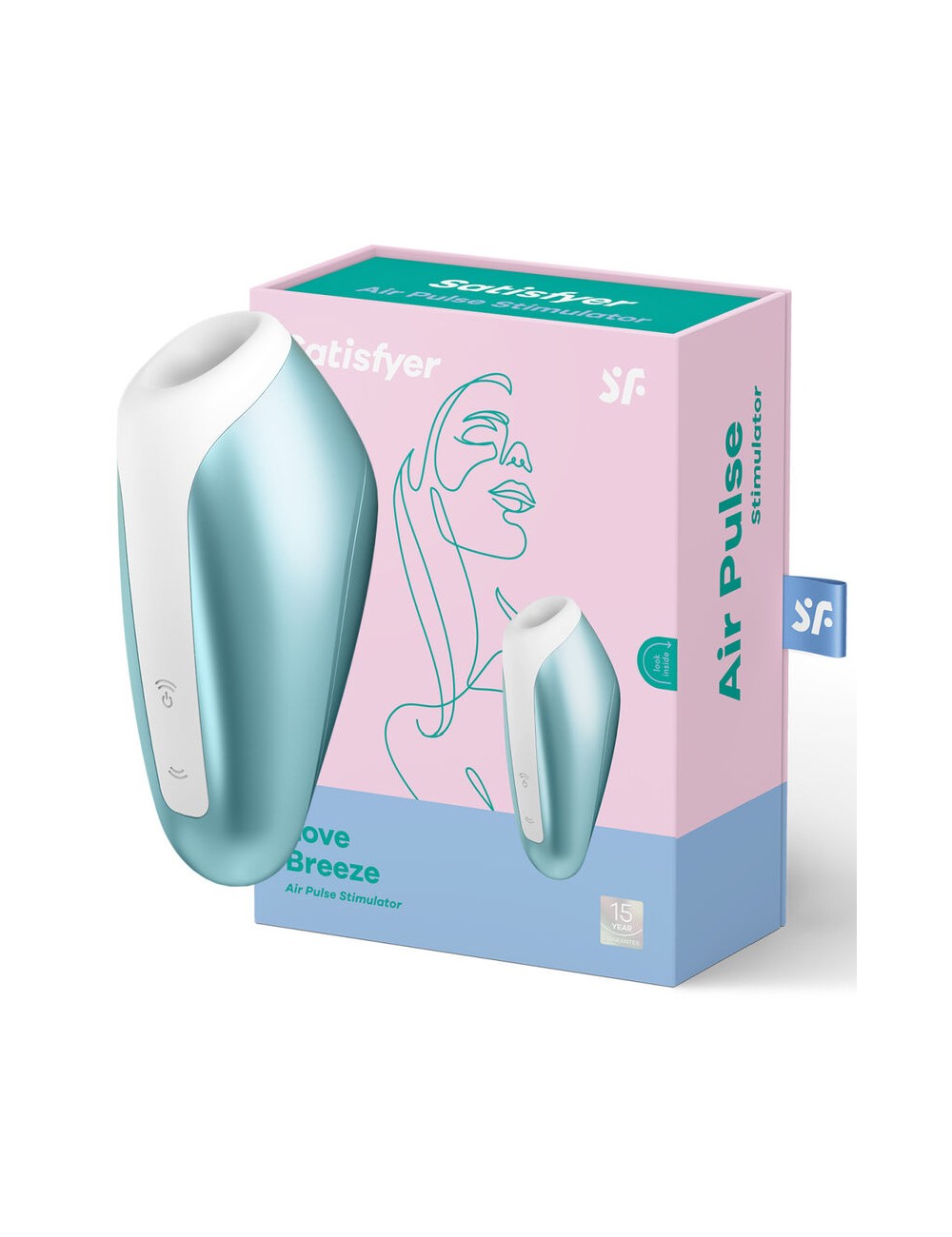 SATISFYER LOVE BREEZE SUCCIONADOR ICE BLUE