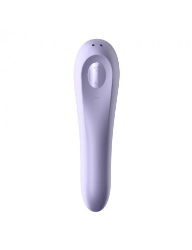 SATISFYER - VIBRATEUR DUAL PLEASURE AIR PULSE MAUVE