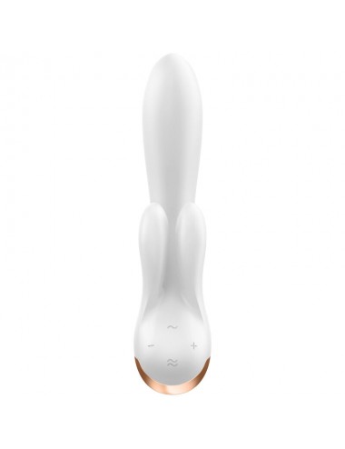 VIBRATEUR SATISFYER DOUBLE FLEX - BLANC