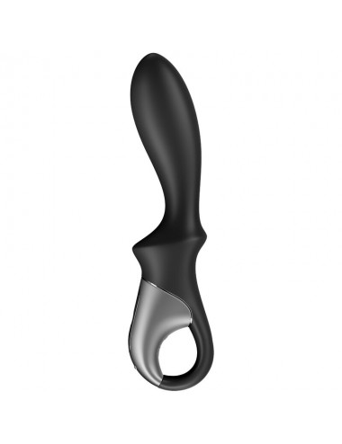 SATISFYER - APPLICATION VIBRATEUR ANAL HEAT CLIMAX NOIR