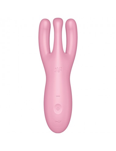 VIBRATEUR SATISFYER THREESOME 4 - ROSE