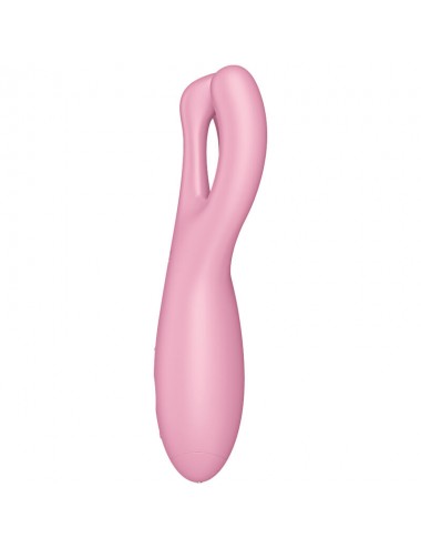 VIBRATEUR SATISFYER THREESOME 4 - ROSE