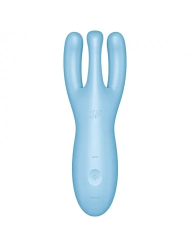 VIBRATEUR SATISFYER THREESOME 4 - BLEU