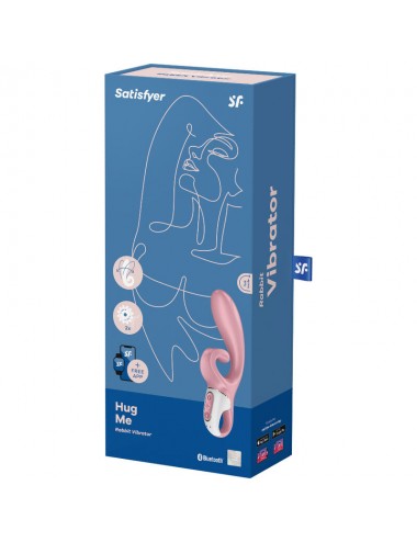 VIBRATEUR SATISFYER HUG ME RABBIT - ROSE