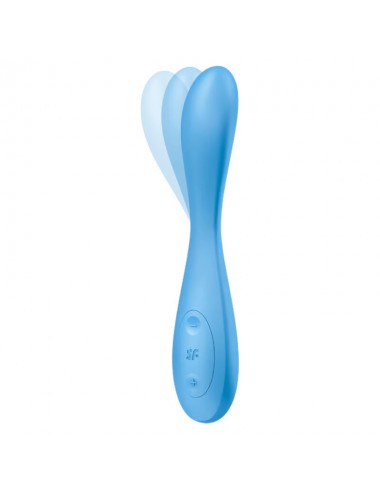 SATISFYER G-SPOT FLEX 4+ MULTI VIBRATEUR - BLEU