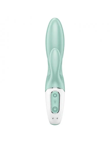 VIBRATEUR LAPIN GONFLABLE SATISFYER AIR PUMP BUNNY 5+ - VERT