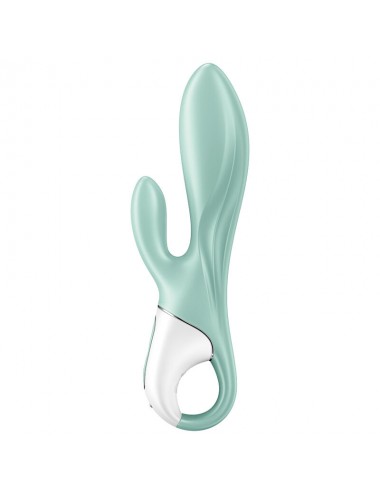 VIBRATEUR LAPIN GONFLABLE SATISFYER AIR PUMP BUNNY 5+ - VERT