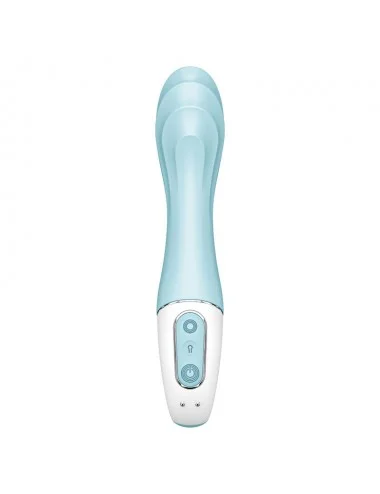 SATISFYER AIR PUMP VIBRATOR 5+ VIBRATEUR GONFLABLE POUR POINT G - BLEU