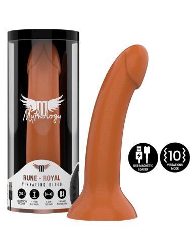 MYTHOLOGY RUNE ROYAL DILDO M - VIBRATEUR WATCHME TECHNOLOGIE SANS FIL COMPATIBLE