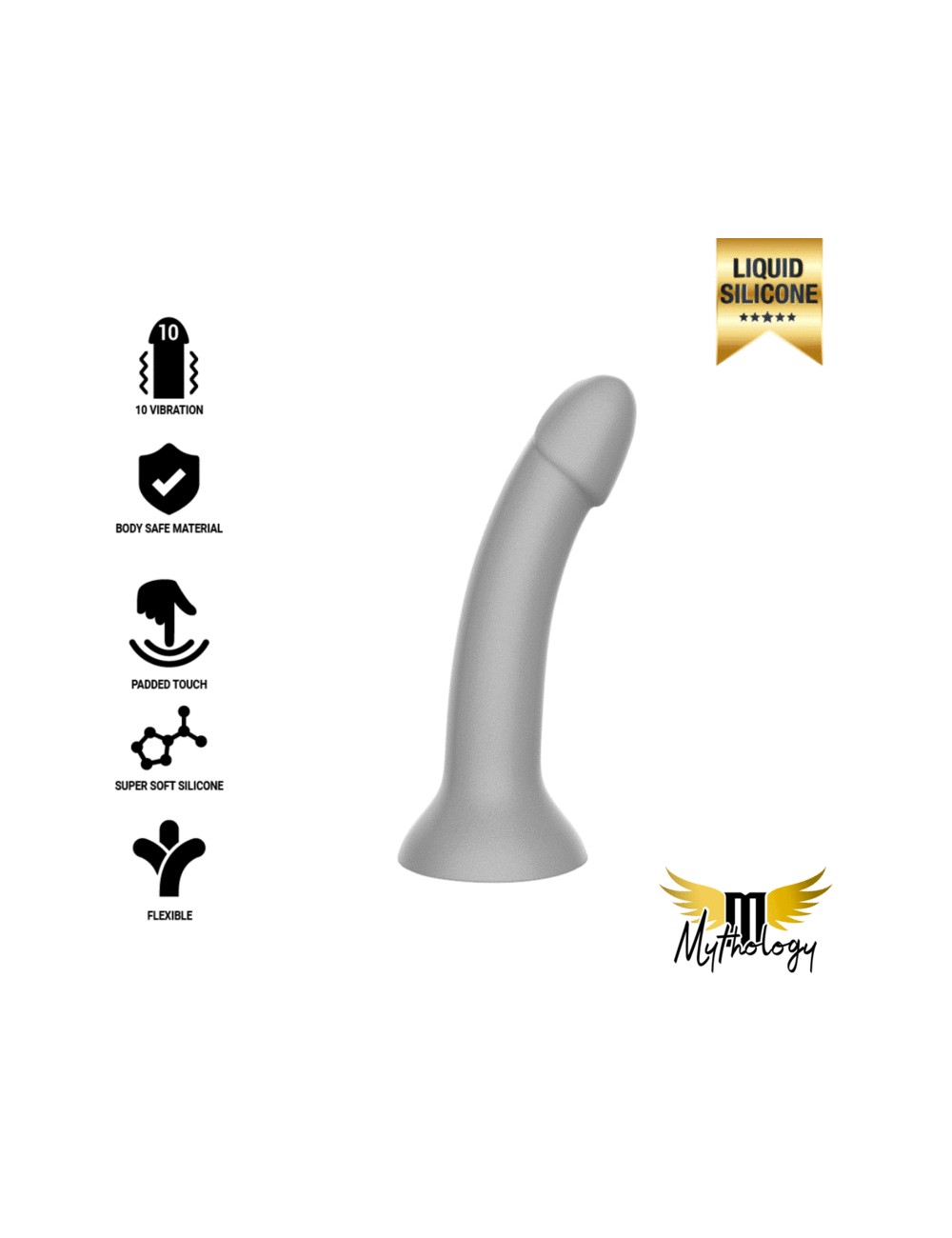 MYTHOLOGY RUNE MAJESTIC DILDO S - VIBRATEUR WATCHME TECHNOLOGIE SANS FIL COMPATIBLE