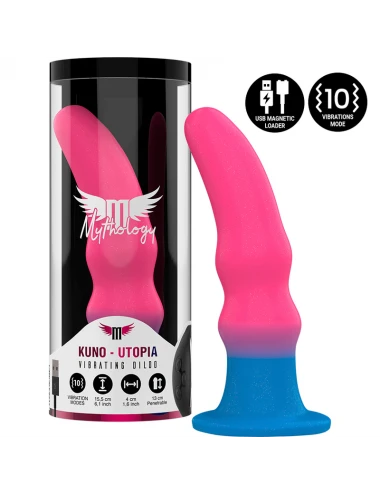 MYTHOLOGY KUNO UTOPIA DILDO M - VIBRATEUR WATCHME TECHNOLOGIE SANS FIL COMPATIBLE