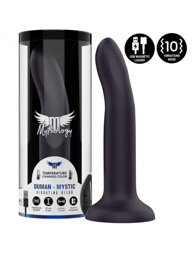 MYTHOLOGY DUMAN MYSTIC DILDO L - VIBRATEUR WATCHME TECHNOLOGIE SANS FIL COMPATIBLE