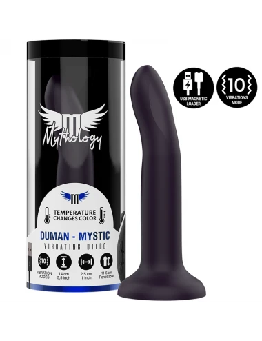 MYTHOLOGY DUMAN MYSTIC DILDO S - VIBRATEUR WATCHME TECHNOLOGIE SANS FIL COMPATIBLE