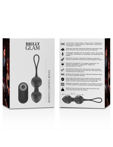 BRILLY GLAM PERLES DE KEGEL VIBRANTES TÉLÉCOMMANDE