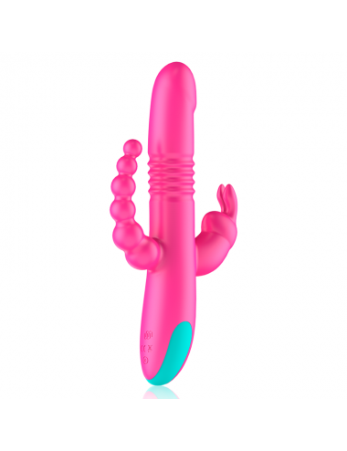 HAPPY LOKY DONALD TRIPLE STIMULATION : ANAL, G-SPOT & CLITORAL WATCHME TECHNOLOGIE SANS FIL COMPATIBLE