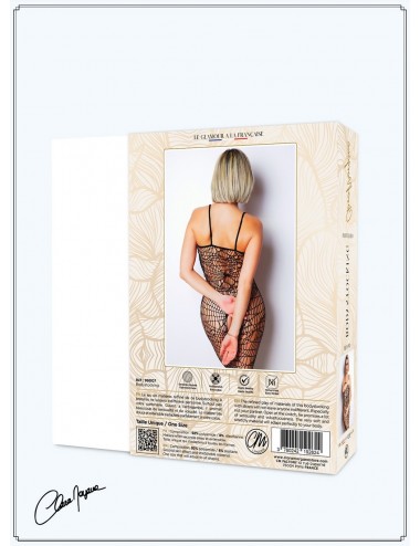 Lingerie - Combinaisons - Combinaison en résille aspect toile araignée - Le Numéro 7 - Collection Bodystocking - CM99007 -