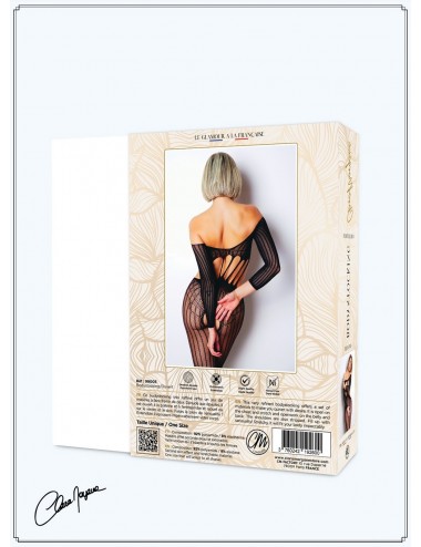 Lingerie - Combinaisons - Bodystocking manches longues seins nus - Le Numéro 5 - Collection Bodystocking - CM99005 -
