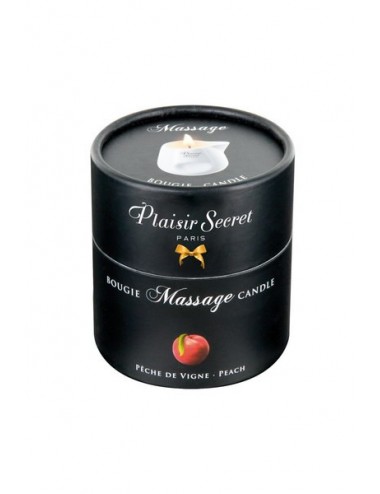 Bougie de massage Peche de vigne Plaisir secret - 80 ml