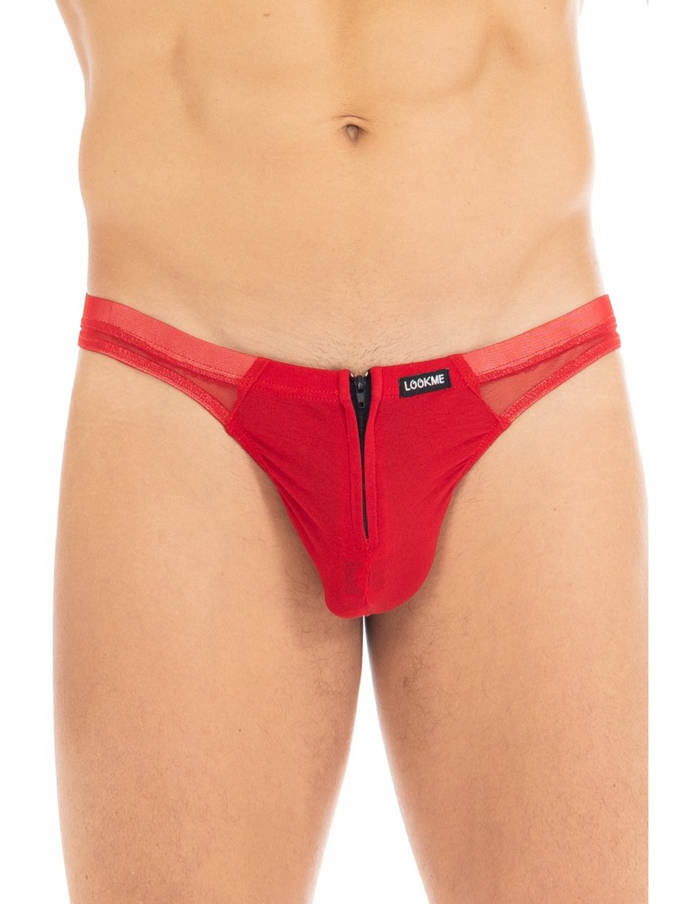 String rouge avec double zip wiz - lm16-57red