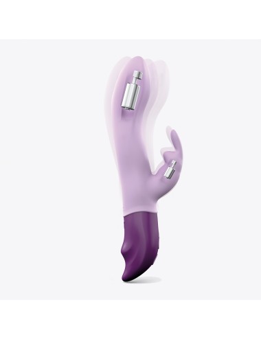 Vibromasseur hello rabbit couleur violet avec 7 modes de vibrations LTL1429