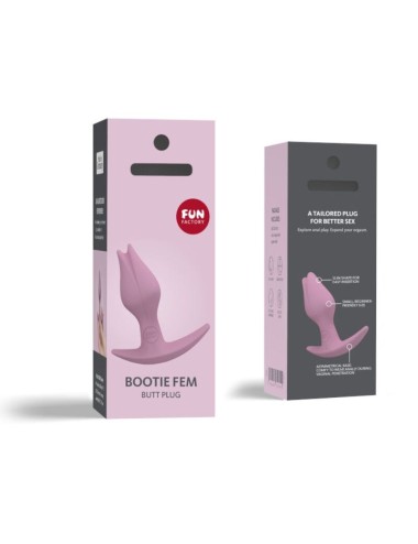 FUN FACTORY - BOOTIE FEM FEMALE ANAL BUTT PLUG ROSE