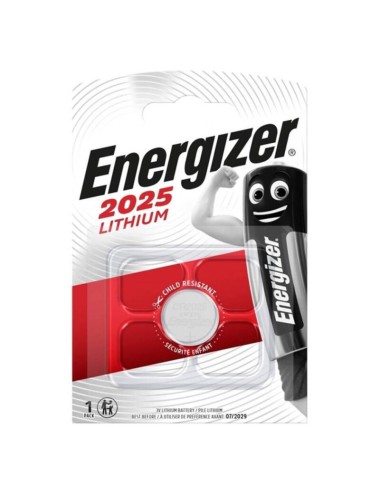 ENERGIZER PILE BOUTON LITHIUM CR2025 3V 1 UNITÉ