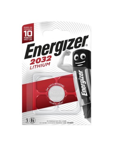 ENERGIZER PILE BOUTON AU LITHIUM CR2032 3V 1 UNITÉ