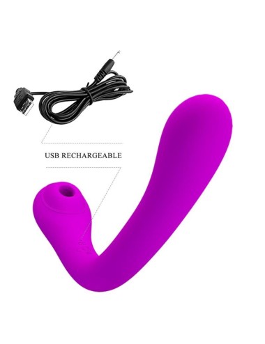 VIBRATEUR ET STIMULATEUR PRETTY LOVE ALEX - VIOLET