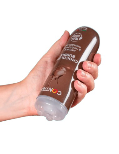 GEL DE MASSAGE CONTRÔLE 3 EN 1 BULLE DE CHOCOLAT 200 ML