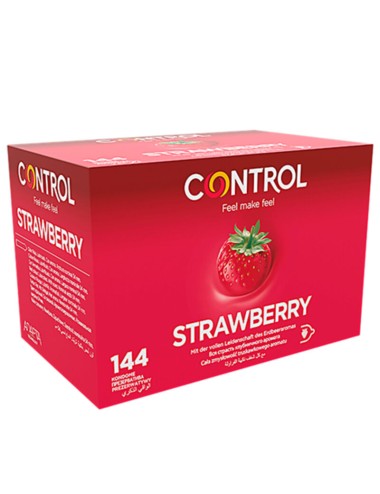 CONTROL ADAPTA PRESERVATIFS FRAISE 144 UNITES