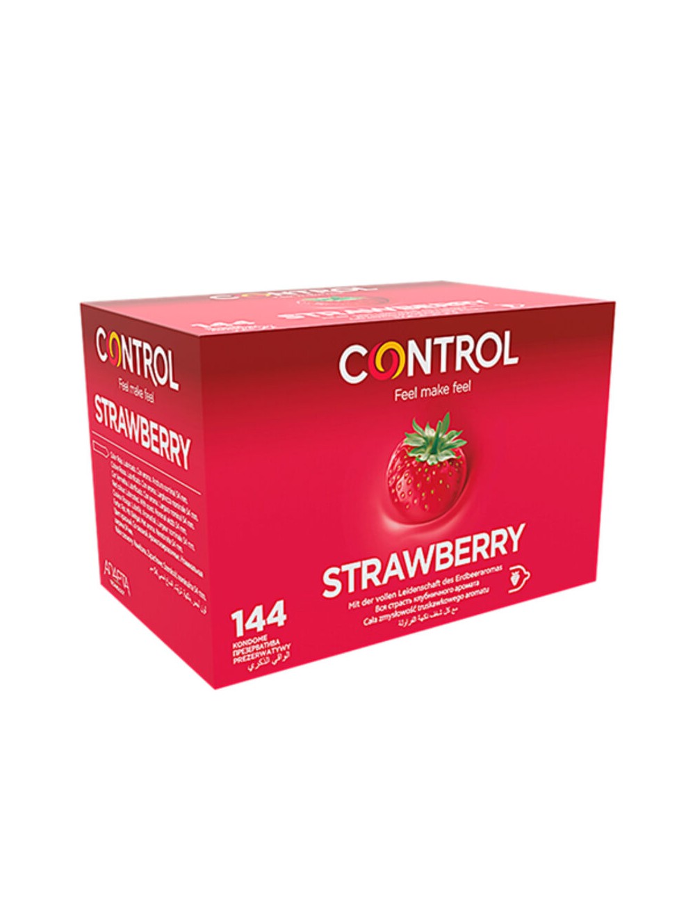 CONTROL ADAPTA PRESERVATIFS FRAISE 144 UNITES