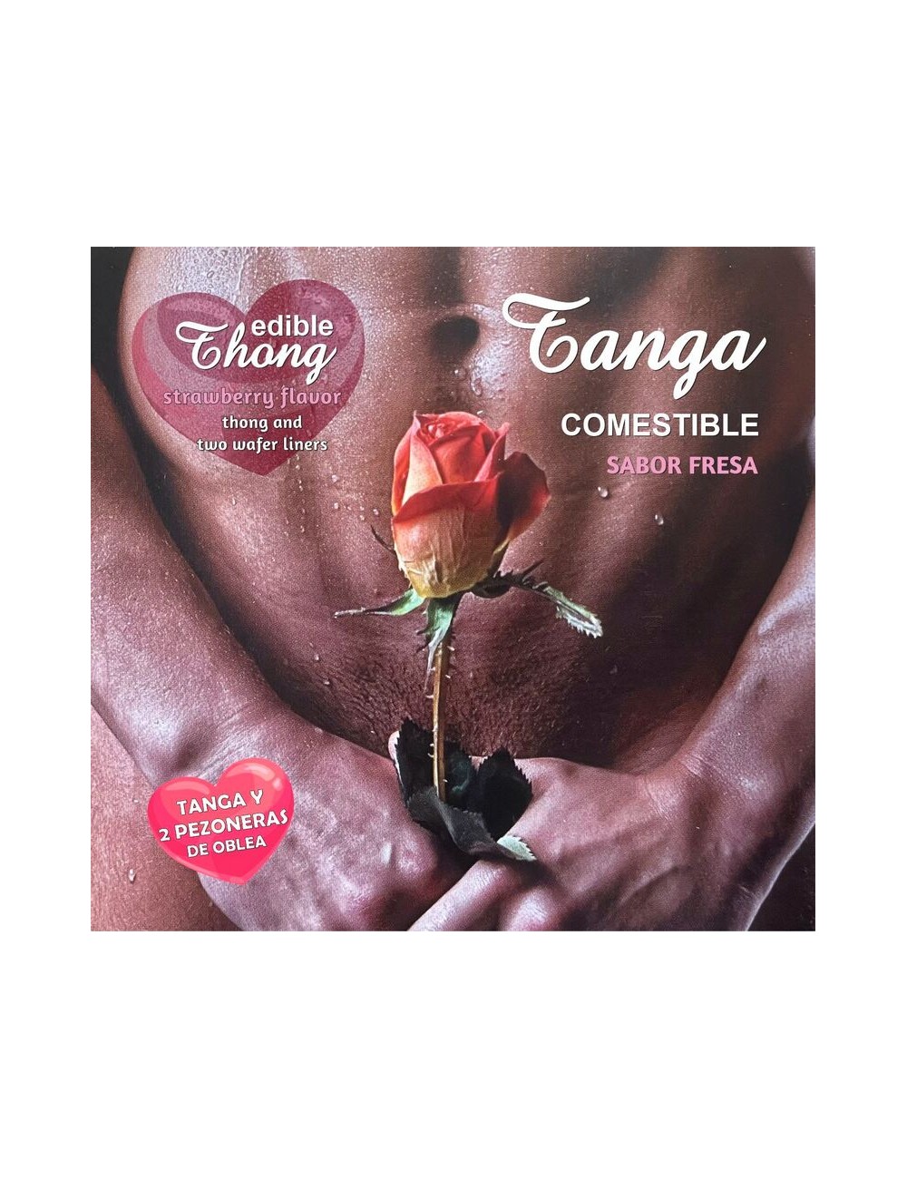 HOTFLOWERS - STRING EN GAUFRET ET 2 TETONS SAVEUR FRAISE /es/pt/en/fr/it/ HOTFLOWERS - STRING EN GAUFRET ET 2 TETONS SAVEUR FRAISE /es/pt/en/fr/it/