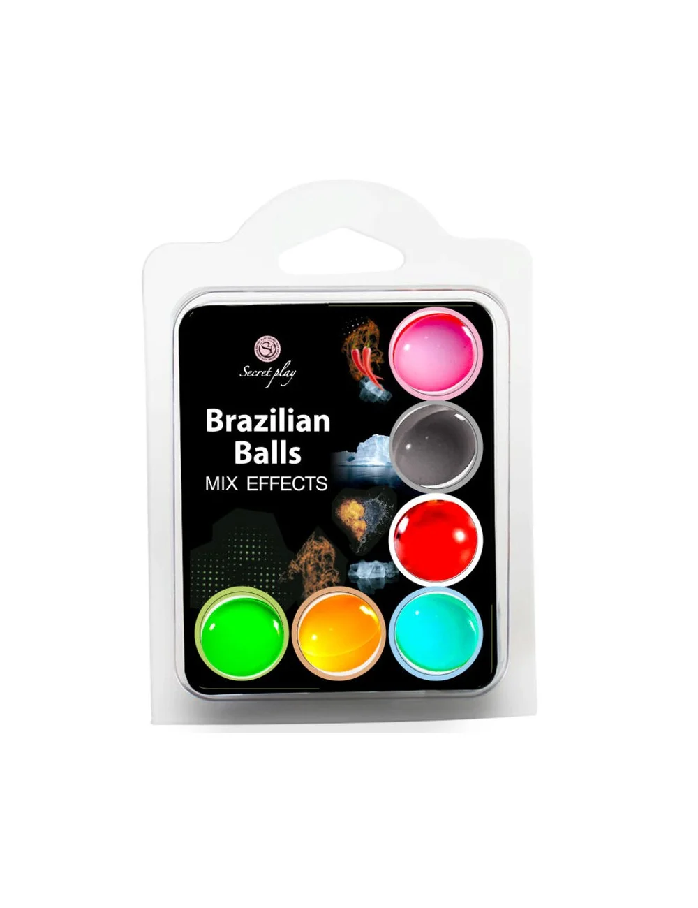 SECRET PLAY SET 6 BALLES BRÉSILIENNES EFFET MIX SECRET PLAY SET 6 BALLES BRÉSILIENNES EFFET MIX