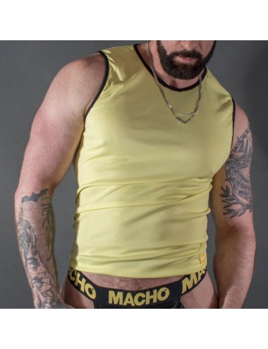 T-SHIRT MACHO JAUNE L/XL